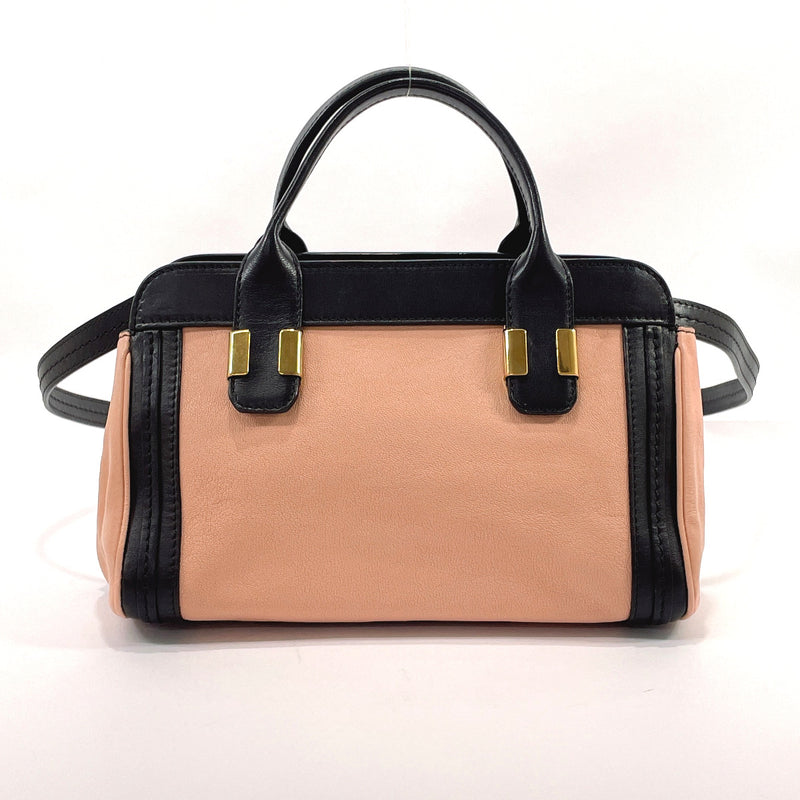 Chloe Handbag 03-14-63-65 Alice 2WAY bag leather pink pink Women Used