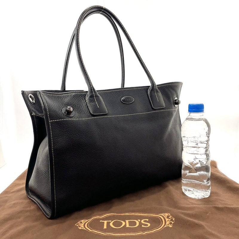 TOD’S Tote Bag leather Black Women Used