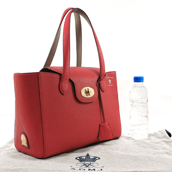 ADMJアクセソワ Tote Bag leather Red Women Used