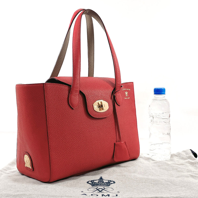 ADMJアクセソワ Tote Bag leather Red Women Used