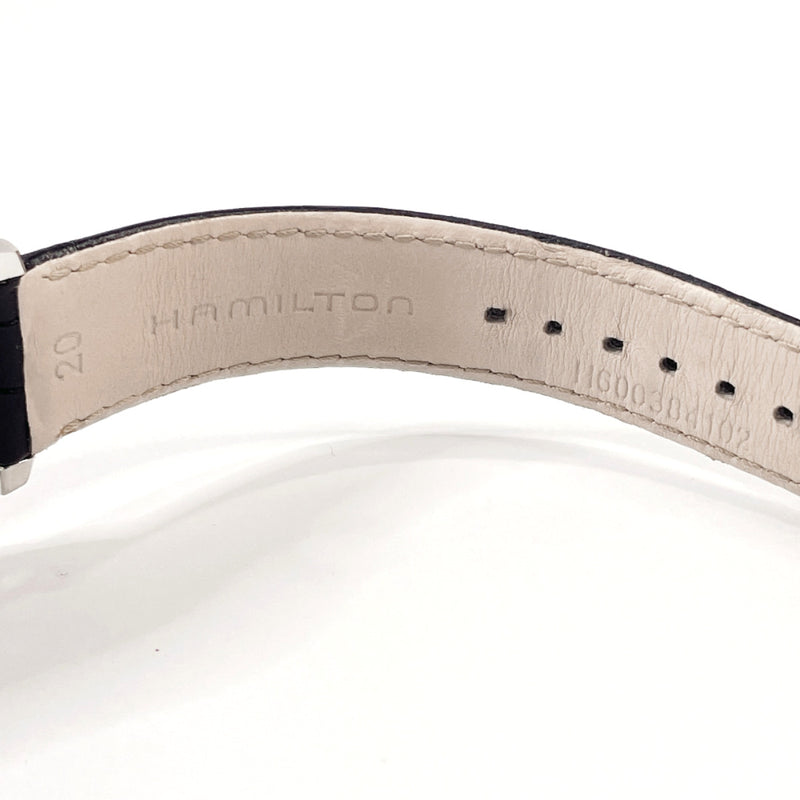 HAMILTON Watches H384110 Jazz master Stainless Steel/leather Silver Silver mens Used