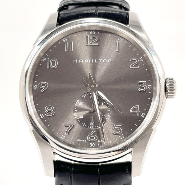 HAMILTON Watches H384110 Jazz master Stainless Steel/leather Silver Silver mens Used