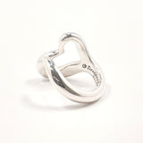 TIFFANY&Co. Ring Open heart Elsa Peretti Sterling Silver #11.5(JP Size) Silver Women Used