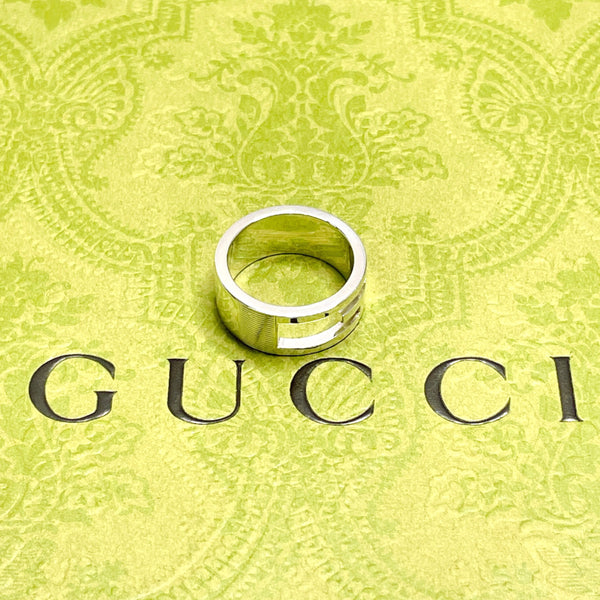 GUCCI Ring Branded Cutout G Silver925 #11(JP Size) Silver Women Used