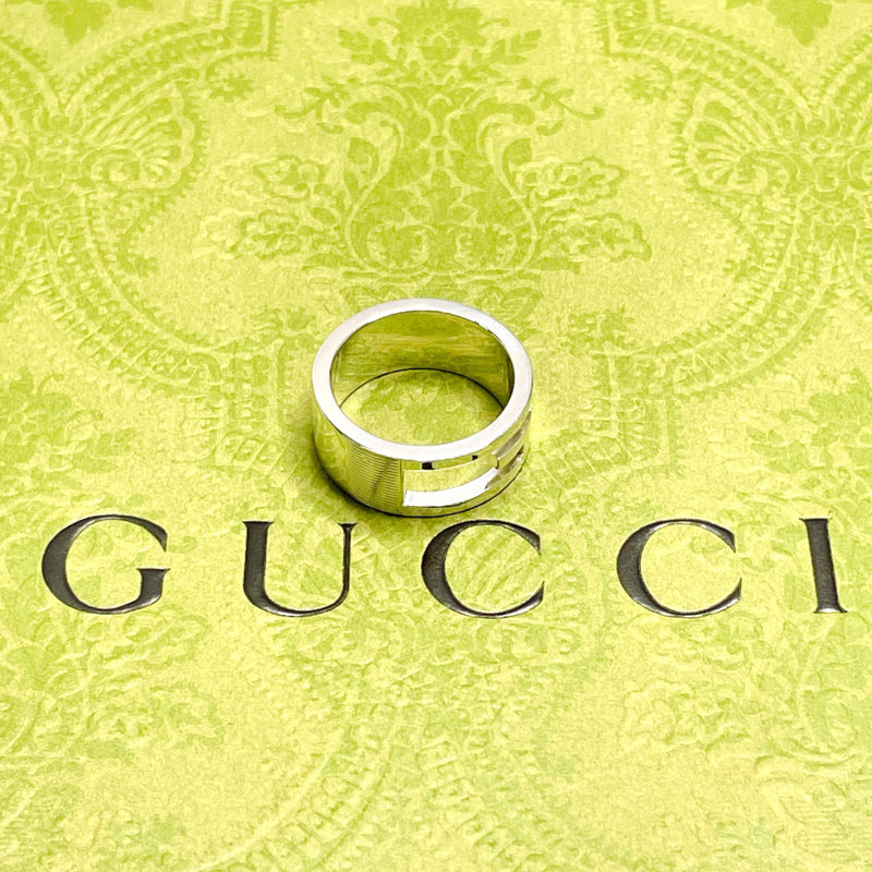 Gucci Sterling Silver Interlocking G Ring | Harrods CA