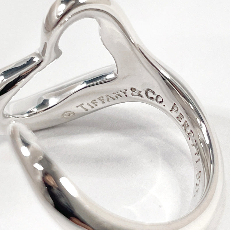 TIFFANY&Co. Ring Open heart Elsa Peretti Silver925 #11.5(JP Size) Silver Women Used