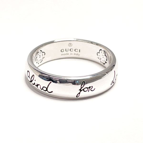 GUCCI Ring Blind for Love Silver925 #11(JP Size) Silver Women Used
