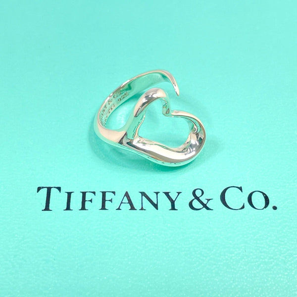 TIFFANY&Co. Ring Open heart Elsa Peretti Silver925 #9(JP Size) Silver Women Used