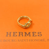 HERMES scarf ring Head Gold Plated gold Women Used