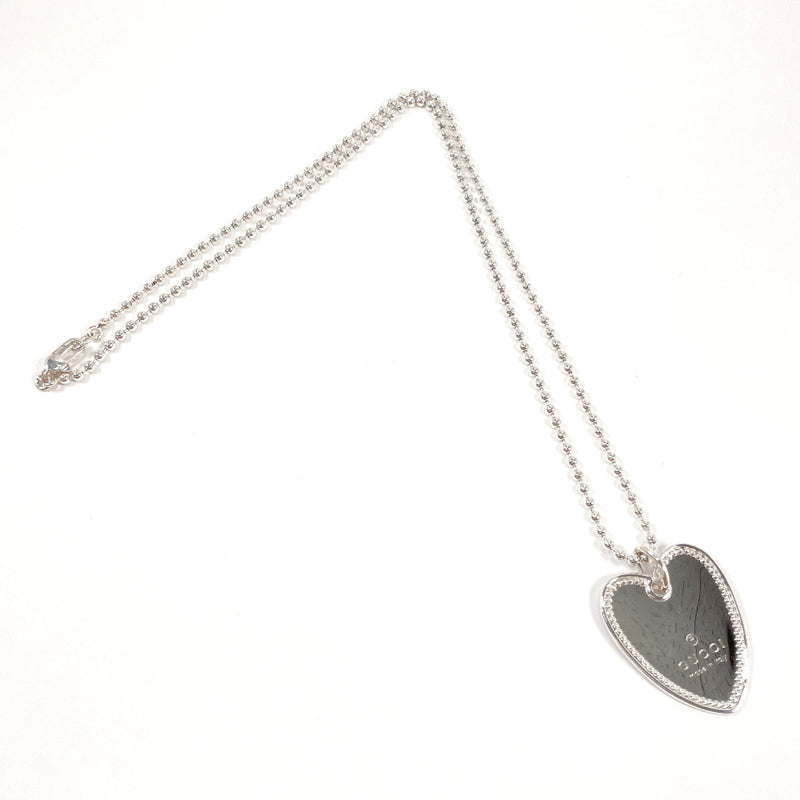 Gucci // Sterling Silver Heart Pendant Necklace – VSP Consignment