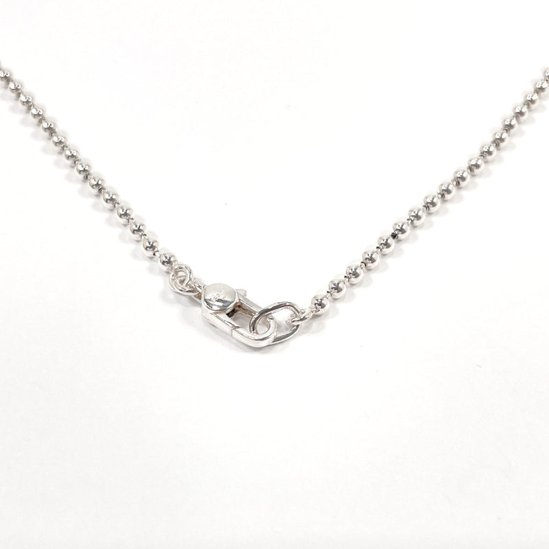 GUCCI Necklace Heart plate TagsPendant Silver925 Silver Women Used