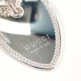 GUCCI Necklace Heart plate TagsPendant Silver925 Silver Women Used