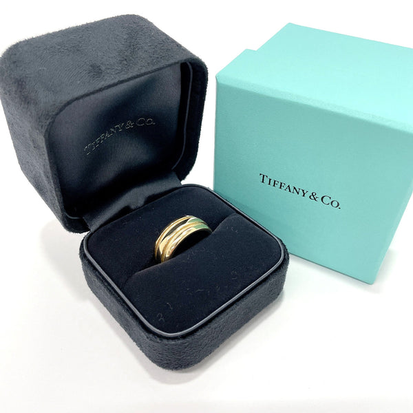 TIFFANY&Co. Ring Atlas grooved Double line K18 Gold #15(JP Size) gold Women Used
