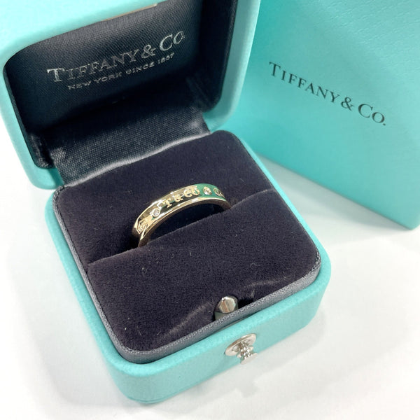 TIFFANY&Co. Ring 1837 Narrow 2PD K18 Gold/diamond #11(JP Size) gold Women Used