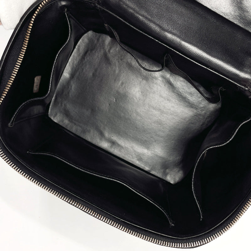 CHANEL Handbag 2WAY vanity bag COCO Mark Matt caviar skin Black