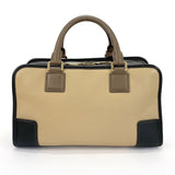 LOEWE Handbag 352.69.A03 Amazona 28 tricolor leather Brown Brown Women Used