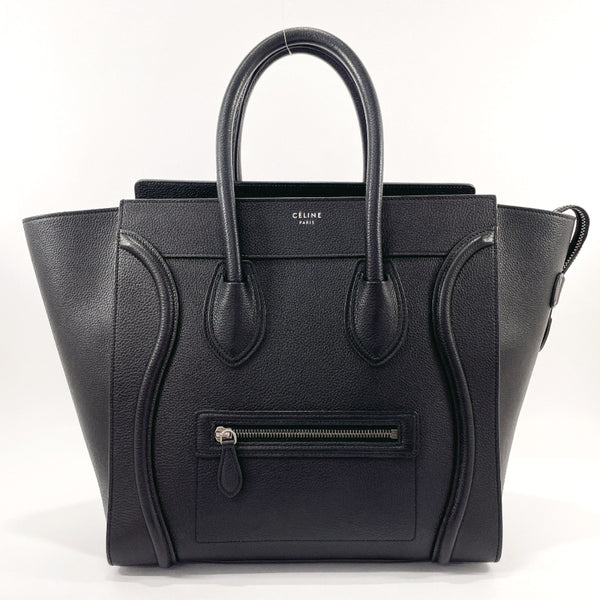 CELINE Handbag 165213DRU.38140 Luggage mini shopper leather Black Women Used
