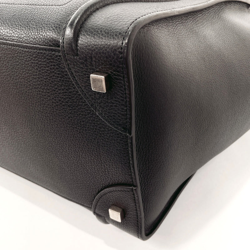 CELINE Handbag 165213DRU.38140 Luggage mini shopper leather Black Women Used