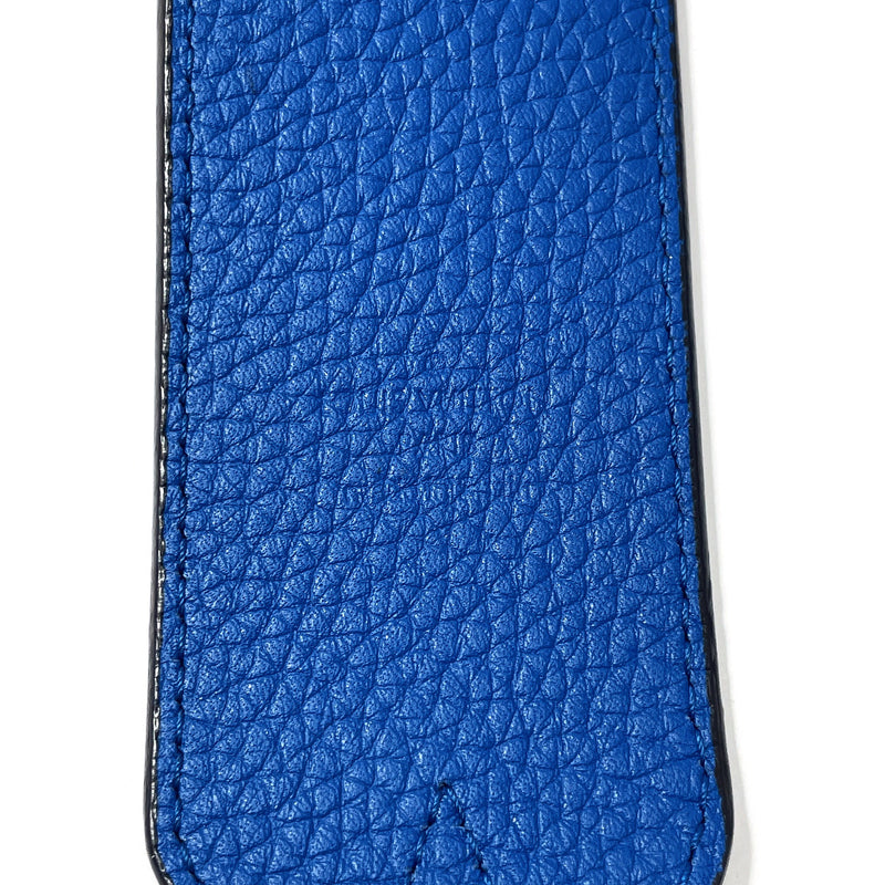 Removable Louis Vuitton shoulder strap in blue leather ref.315842 - Joli  Closet