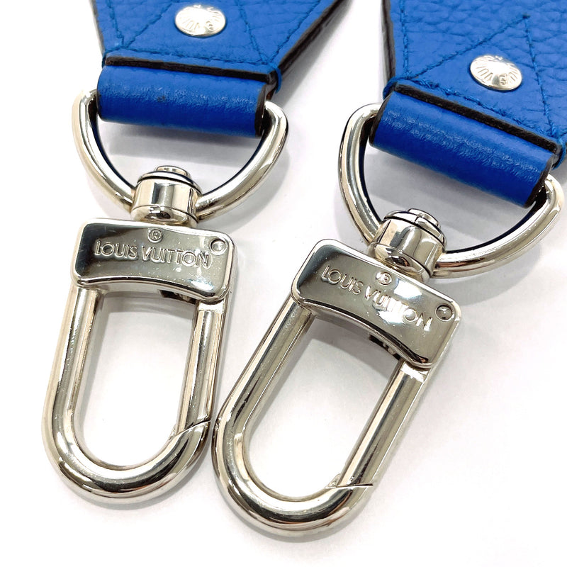 Removable Louis Vuitton shoulder strap in blue leather ref.315842 - Joli  Closet