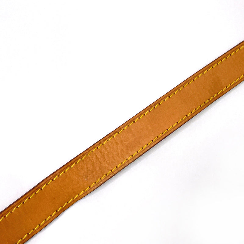 LOUIS VUITTON Shoulder strap For Keepall Bandouliere Leather Brown unisex  Used