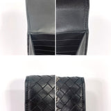 BOTTEGAVENETA purse Intrecciato leather Black Black mens Used
