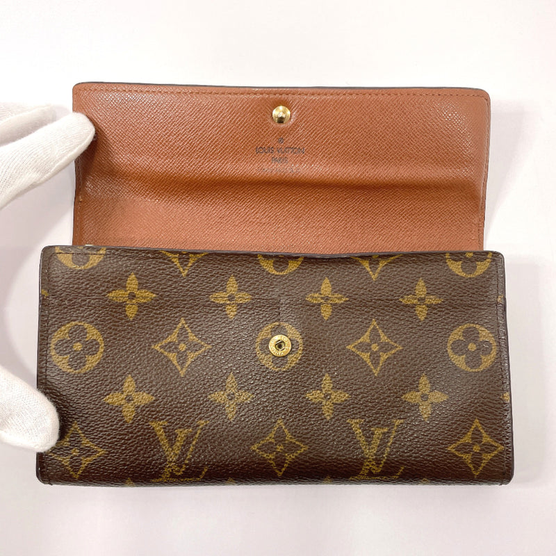 Vintage Louis Vuitton LV Sarah Classic Monogram Flap Long Wallet