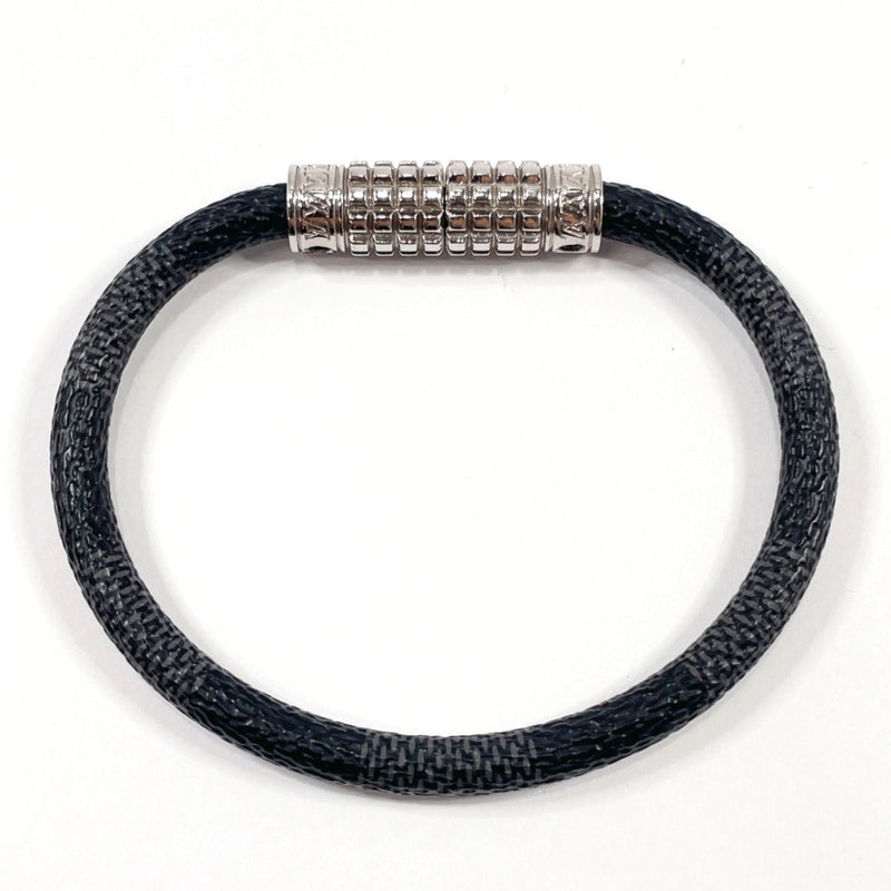 Louis Vuitton Damier Graphite Canvas Digit Bracelet - Black, Brass