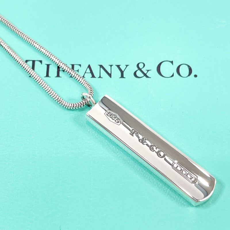 Tiffany & Co 925 Silver Atlas Collection Bar Necklace – Preloved Lux