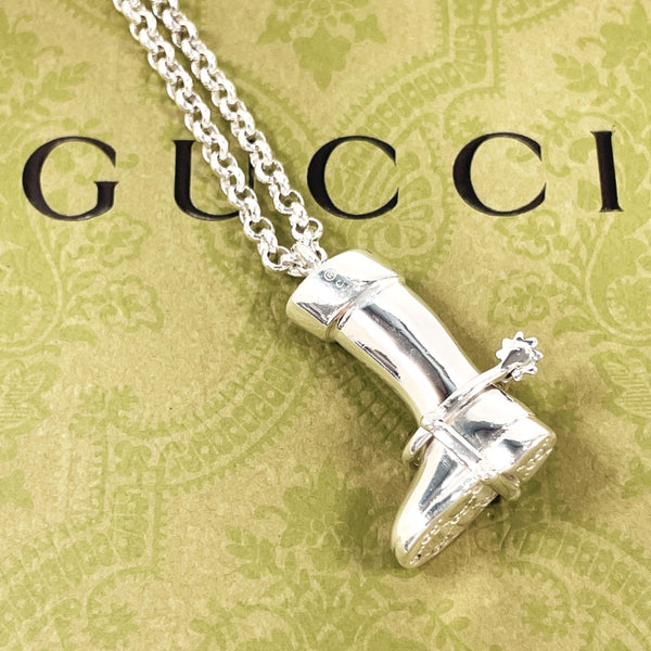 GUCCI Necklace boots Silver925 Silver unisex Used