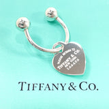 TIFFANY&Co. key ring Heart tag Return to Silver925 Silver Women Used