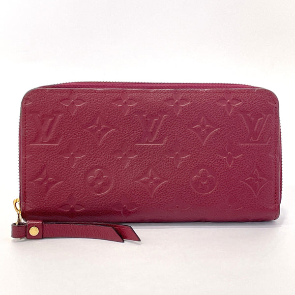 LOUIS VUITTON purse M62214  Zippy wallet Monogram Empreinte Bordeaux Women Used