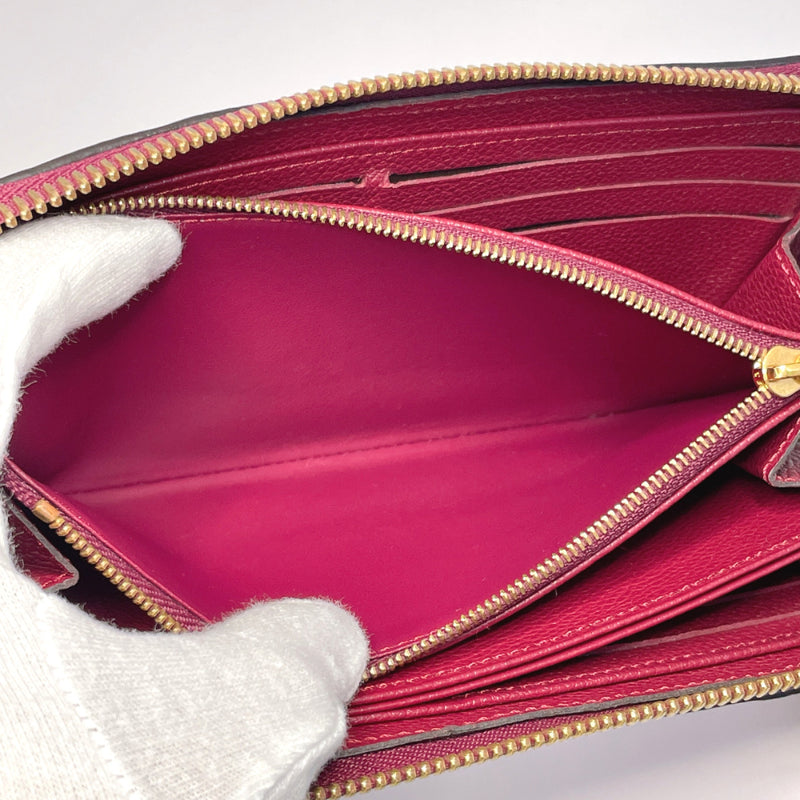 Louis Vuitton Vintage Pink Monogram Empreinte Leather Zippy