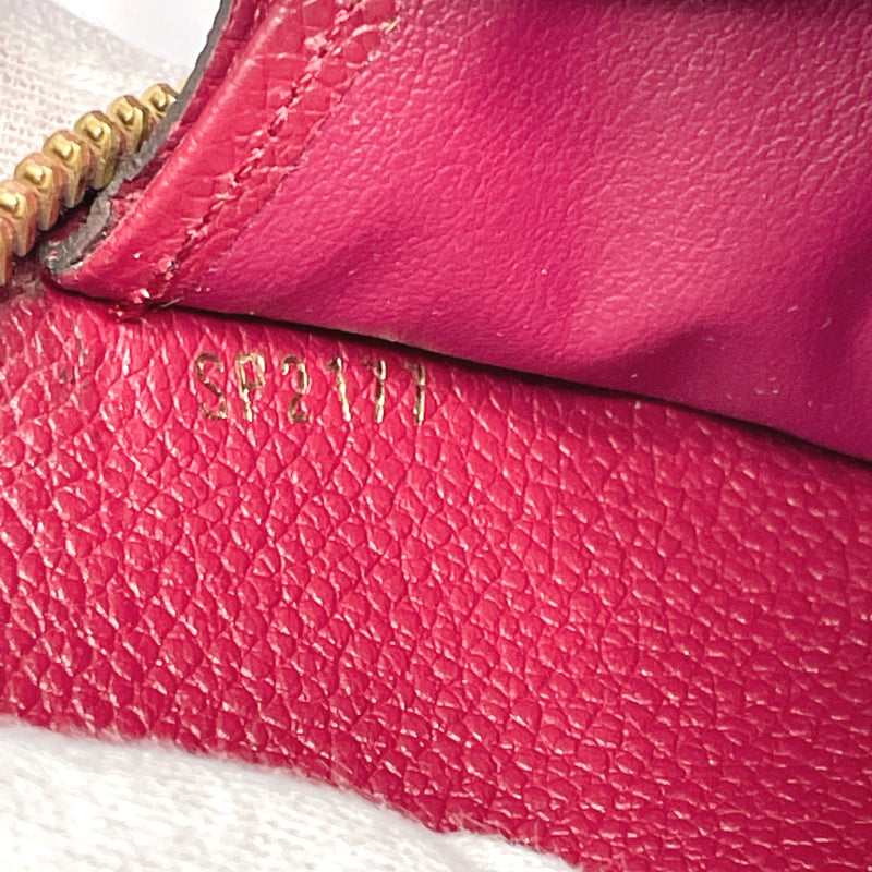 Louis Vuitton Bordeaux Empreinte Leather Monogram Zippy Wallet Zip