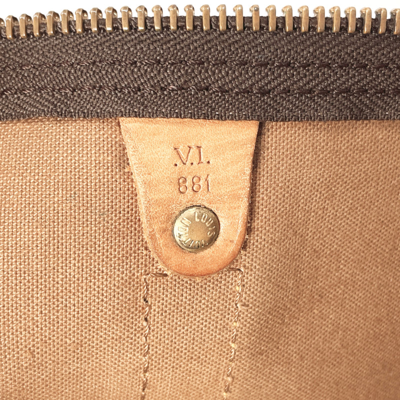 LOUIS VUITTON Boston bag M41426  Keepall 50 Monogram canvas/Leather Brown unisex Used
