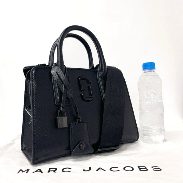 MARC JACOBS Handbag Little big shot Patent leather Black Women Used