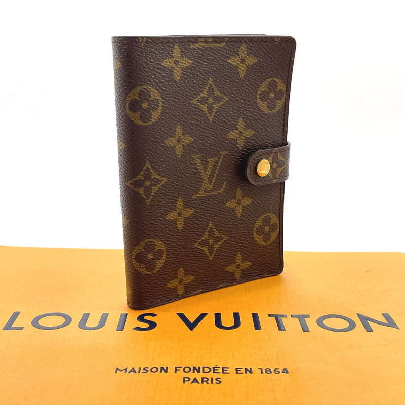 Shop Louis Vuitton Monogram Unisex Leather Folding Wallet Small