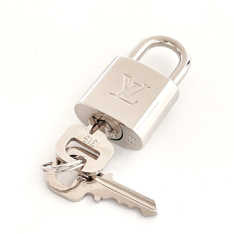 EB-157 #306 #319 Authentic LOUIS VUITTON Lock & Key Padlock brass Used LV