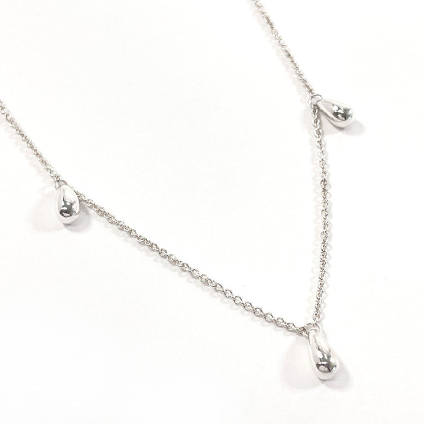 TIFFANY&Co. Necklace Teardrop 3P Elsa Peretti Silver925 Silver Women Used