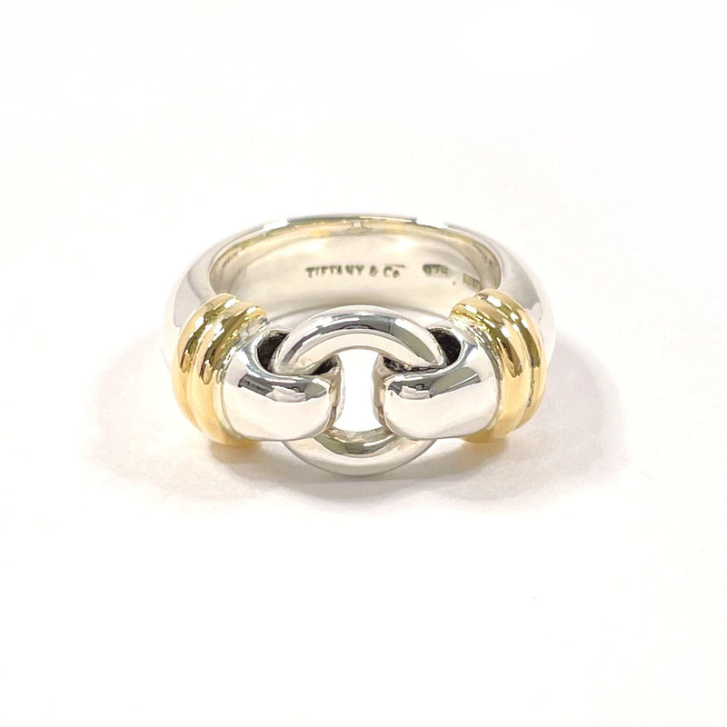 TIFFANY&Co. Ring circle combination vintage Silver925/K18 yellow gold #10(JP Size) Silver Silver Women Used