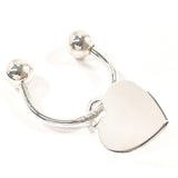 TIFFANY&Co. key ring heart tag key ring Return to Silver925 Silver Women Used