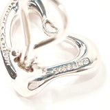 TIFFANY&Co. Earring Open heart Elsa Peretti Silver925 Silver Women Used