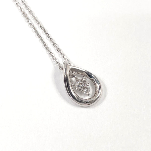 4℃ Necklace K18 white gold/diamond Silver Women Used