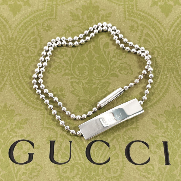 GUCCI bracelet 2 consecutive ball chain Silver925 Silver Women Used