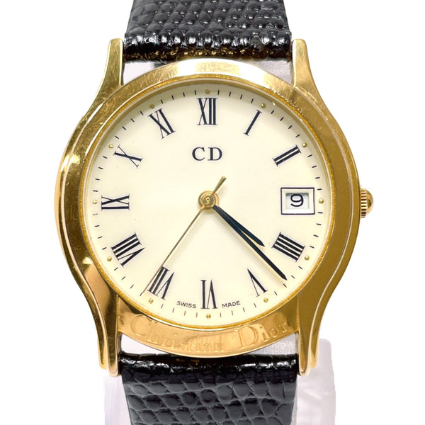 Christian Dior Watches 3004 Stainless Steel/leather gold gold Women Used
