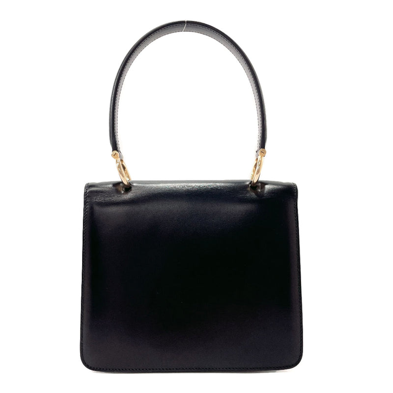 CELINE Handbag leather Black Women Used