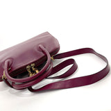 Salvatore Ferragamo Handbag AK 5644 Gancini 2WAY leather purple Women Used