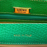 LOEWE Shoulder Bag leather green Women Used