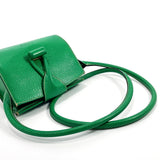 LOEWE Shoulder Bag leather green Women Used