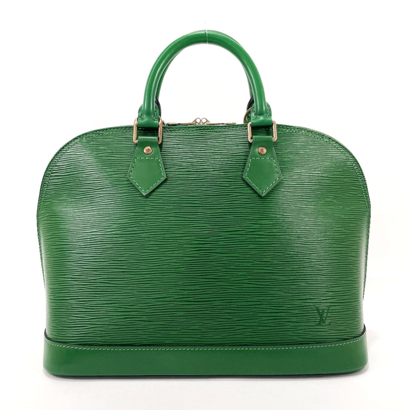 Louis Vuitton Louis Vuitton Alma Green Epi Leather Hand Bag + Strap